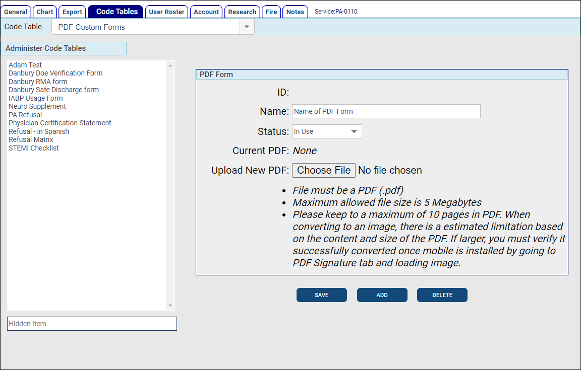 Configuring PDF Signature Forms